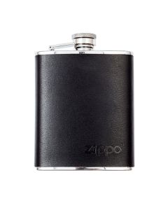 Zippo flask. Leather wrapped 177 ml